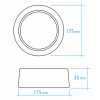 Downlight superficie redondo 15 W